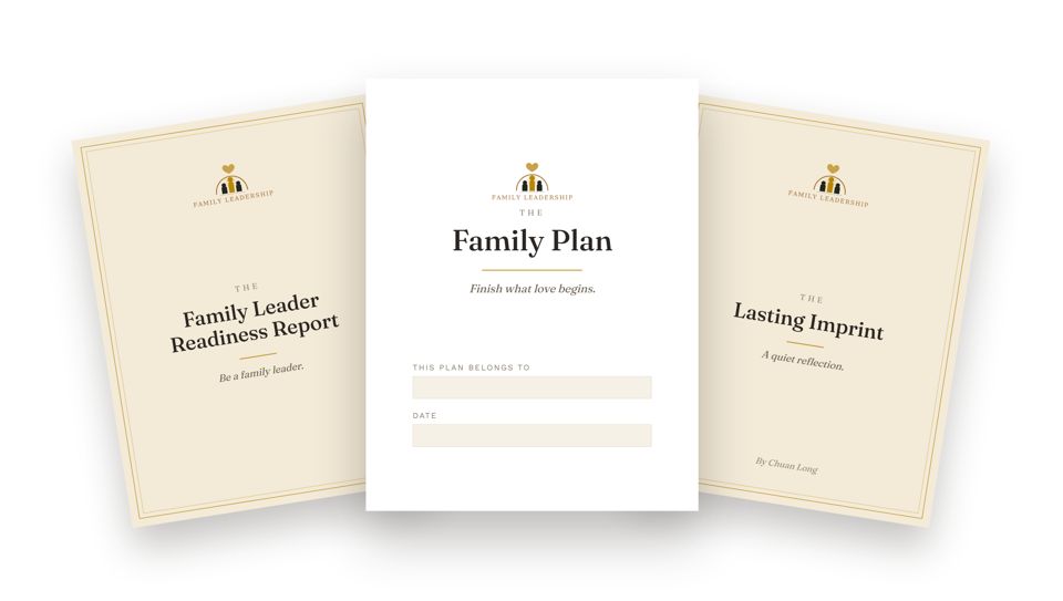 The Family Leader Readiness Report, the Family Plan and the Lasting Imprint